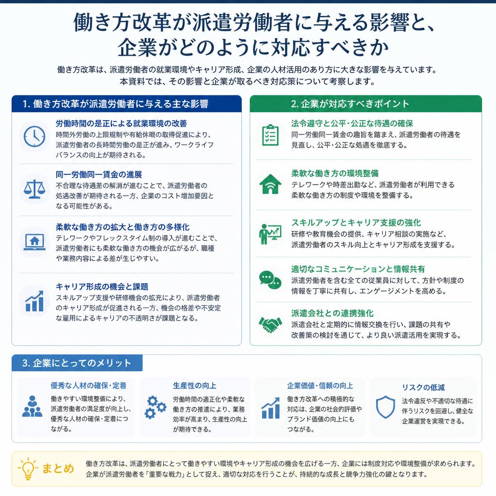 4. 働き方改革と派遣労働者