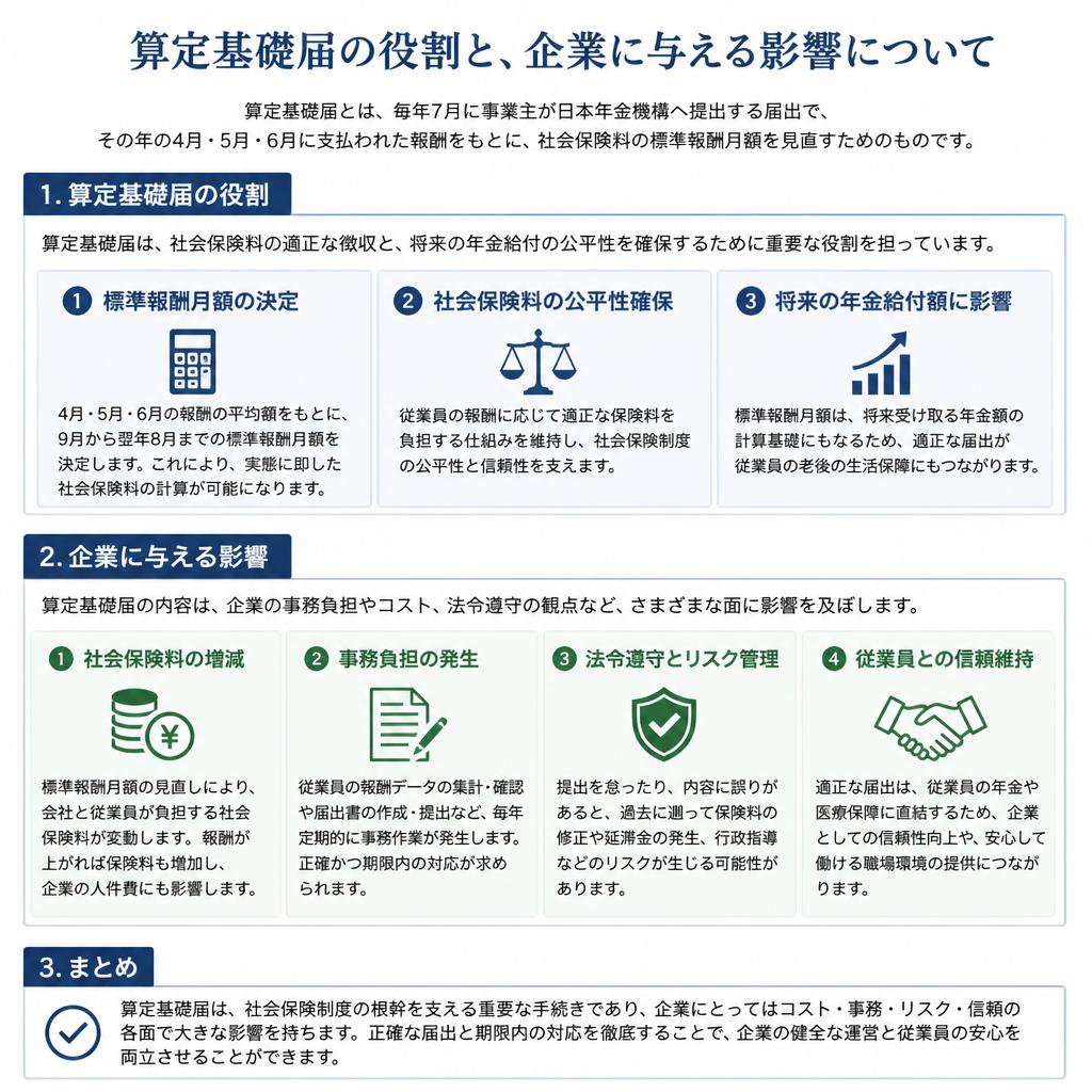 2. なぜ算定基礎届が重要なのか？