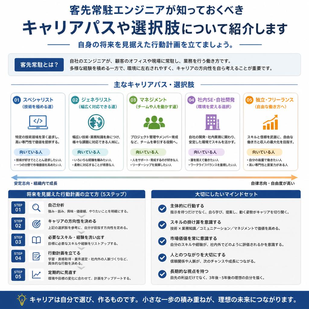 エンジニアとしてのキャリアパス